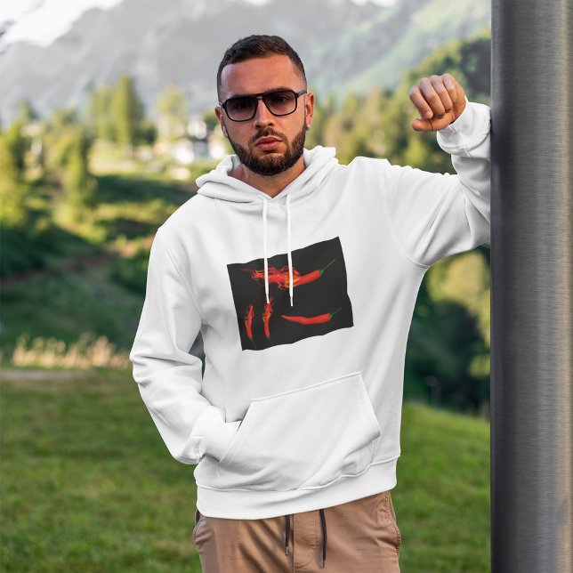 Flaming Chili Peppers Hoodie (Skapare uppladdad)