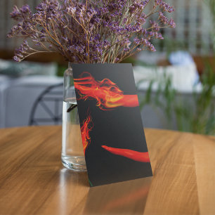 Flaming Chili Peppers Inbjudningar