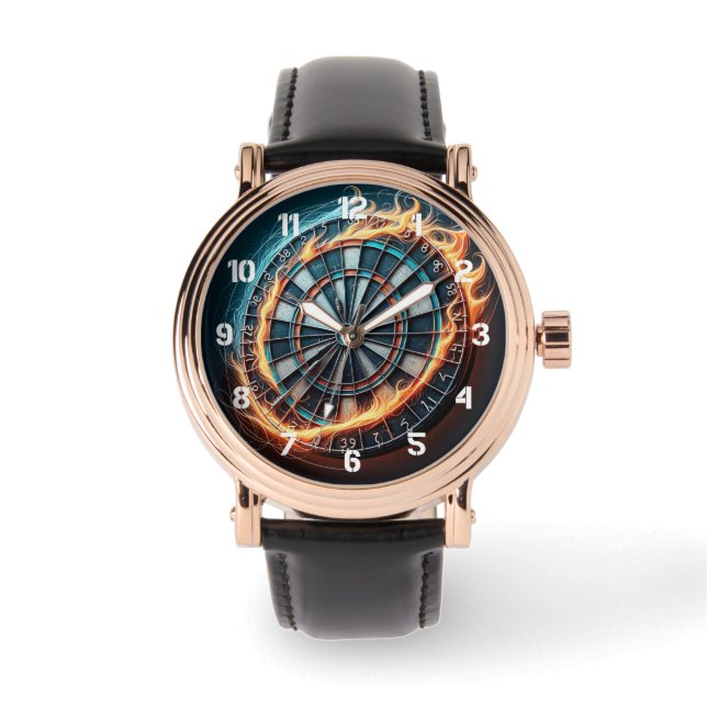 Flaming Dart Arena Ignite the passion of the Darts Armbandsur (Framsida)