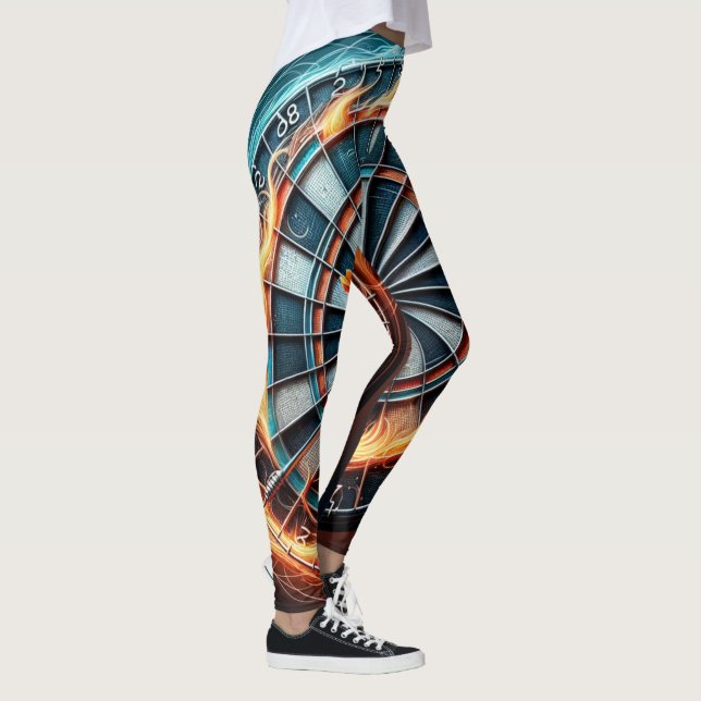 Flaming Dart Arena Ignite the passion of the Darts Leggings (Höger)