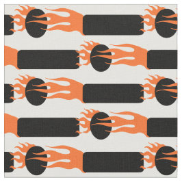 Flaming Dit och Dah Ham Radio Fabric Tyg