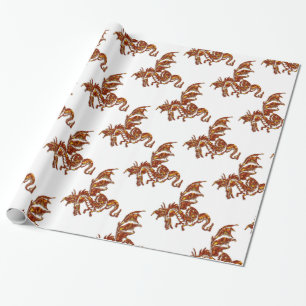 Flaming Dragon Presentpapper