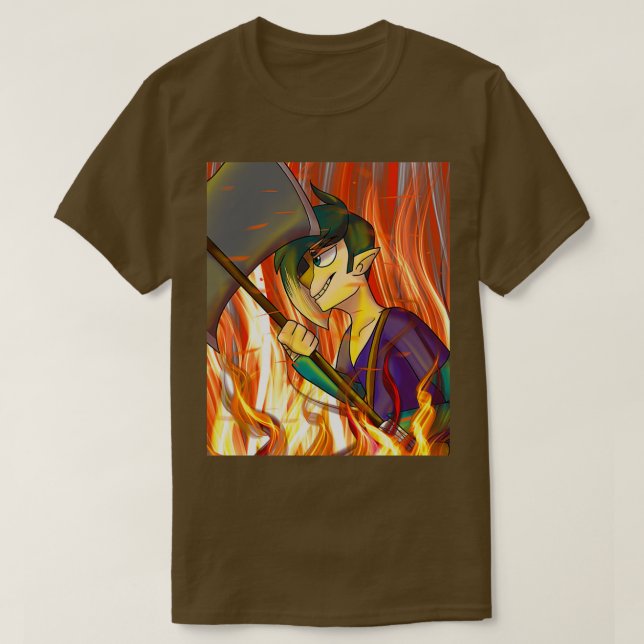 Flaming Finnigan 2 T Shirt (Design framsida)