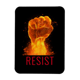 Flaming Fist Motstånd Anpassningsbar Magnet