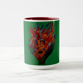 Flaming Flower Animation Mugg