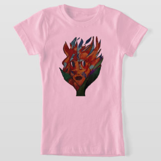 Flaming Flower Animation T Shirt