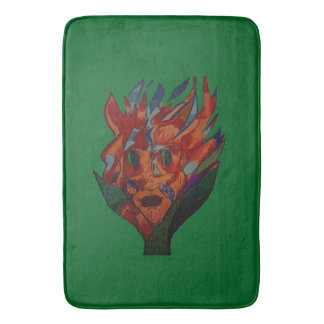 Flaming Flower-animering Badrumsmatta