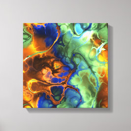 Flaming Fractal Canvastryck