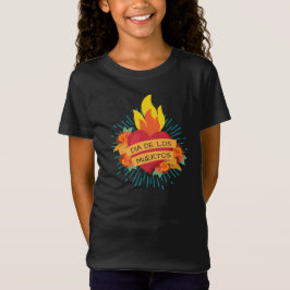 Flaming Heart Dia de los Muertos | Shirt T
