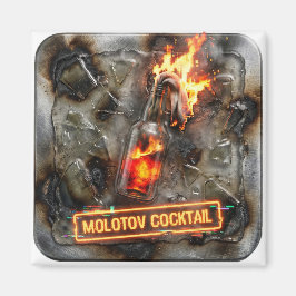 Flaming Inferno Shot Magnet