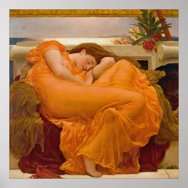 Flaming June 1895 Poster (Framsidan)