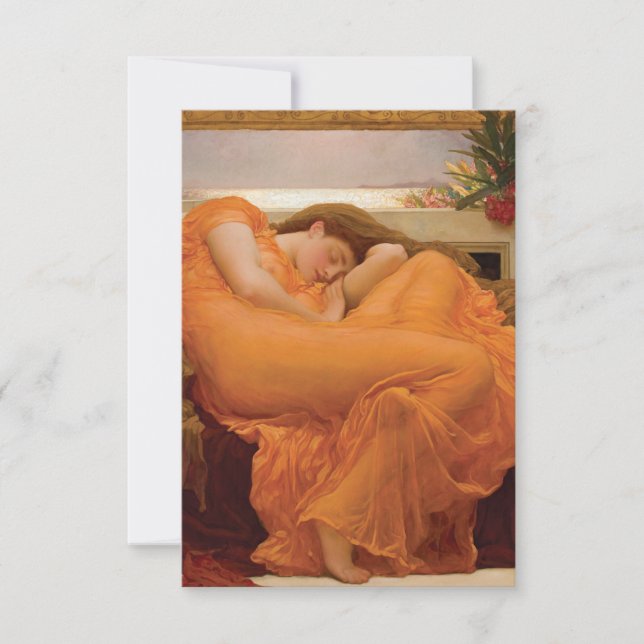Flaming June av Frederic Leighton (Framsida)