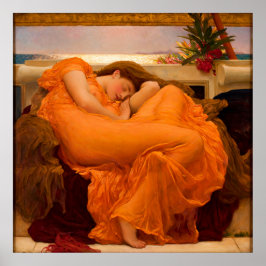 Flaming June av Frederic Leighton Poster