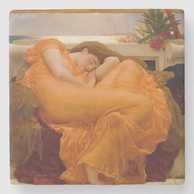 Flaming June (av Frederic Leighton) Stenunderlägg (Framsidan)