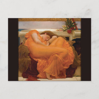 Flaming June av Frederic Leighton Vykort