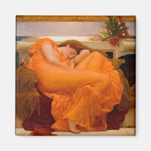 Flaming June av Frederic Lord Leighton 1830 Magnet