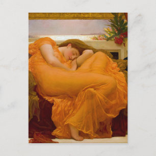 Flaming June av Herr Frederic Leighton Vykort