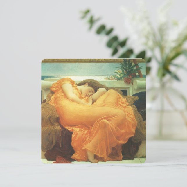 Flaming June av Lord Frederic Leighton (Stående Fram)
