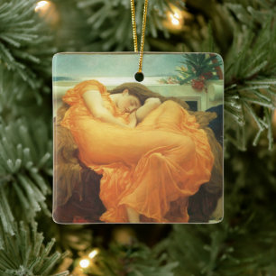 Flaming June av Lord Frederic Leighton Julgransprydnad Keramik