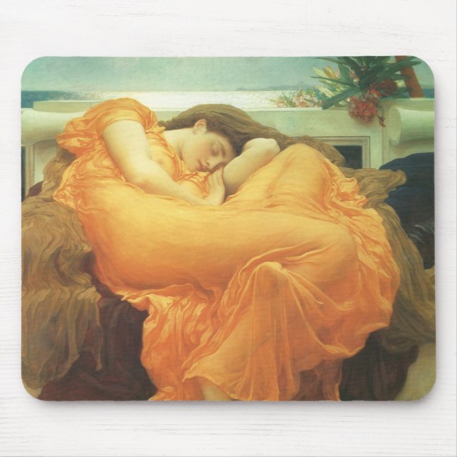 Flaming June av Lord Frederic Leighton Musmatta (Framsidan)