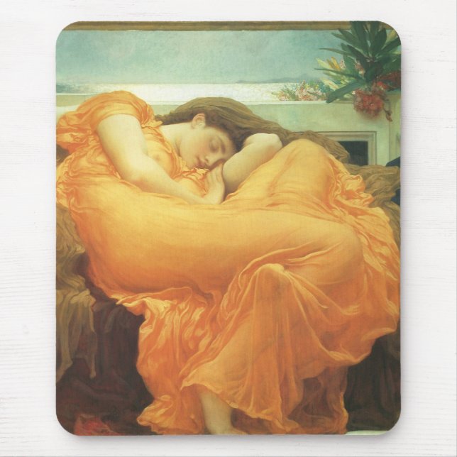 Flaming June av Lord Frederic Leighton Musmatta (Framsidan)