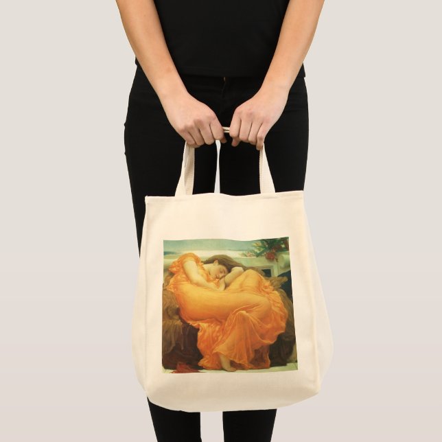 Flaming June av Lord Frederic Leighton Tygkasse (Framsida (produkt))