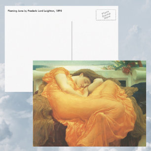 Flaming June av Lord Frederic Leighton Vykort