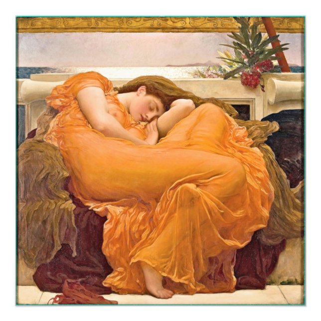 Flaming June Fototryck (Framsidan)