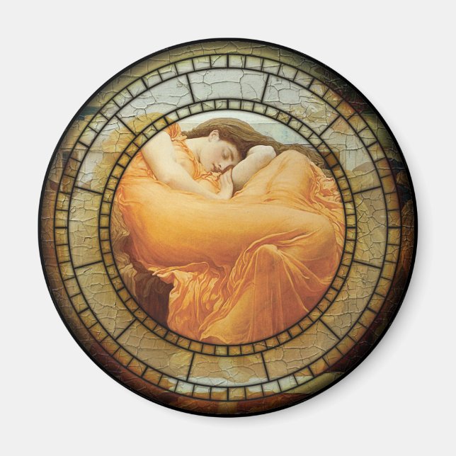 Flaming June Motif Magnet (Framsidan)