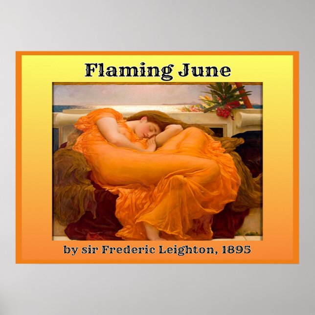 Flaming June Poster (Framsidan)