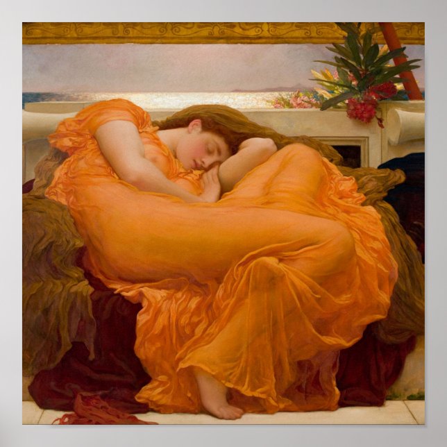 FLAMING JUNE POSTER (Framsidan)