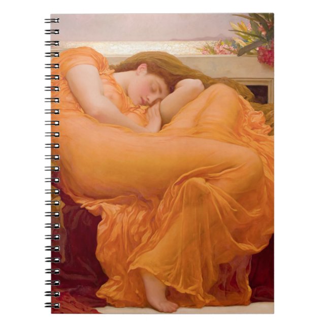 Flaming June Vintage Anteckningsbok (Framsidan)