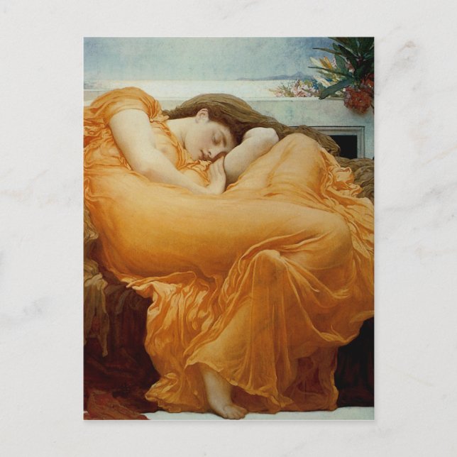 Flaming June Vykort (Framsida)