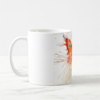 Flaming Kitty Mug Kaffemugg