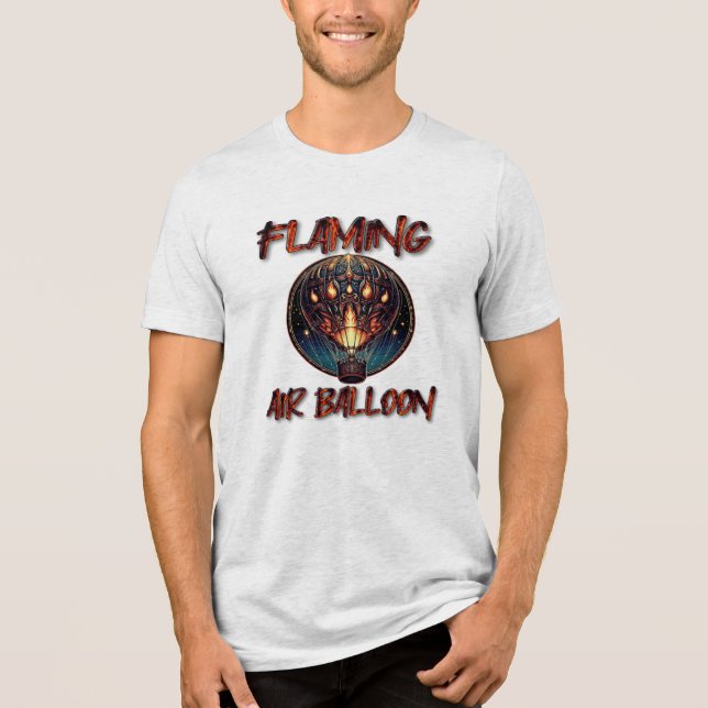 Flaming Luft Balloon T Shirt (Framsida)