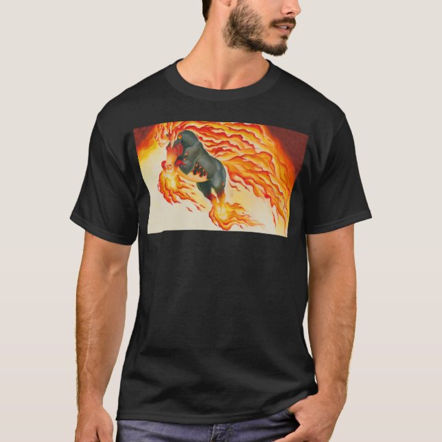 Flaming Nightmare Tee (Framsida)
