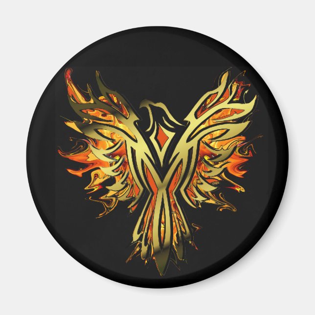 Flaming Phoenix magnet (Framsidan)