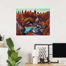 Flaming Pool—Dogtown | Marsden Hartley |