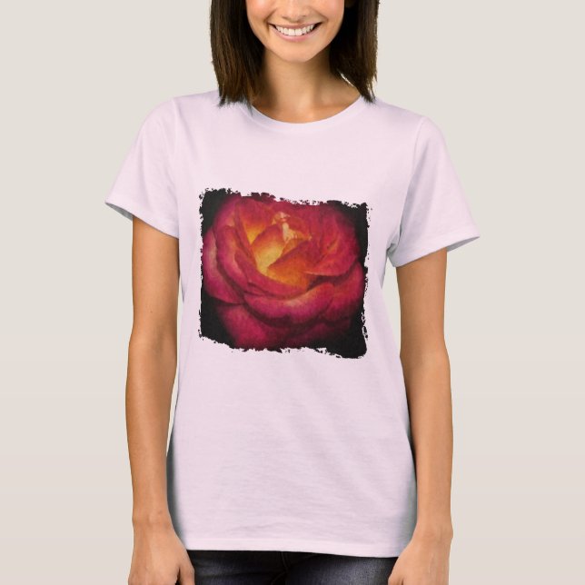 Flaming Ro Oljemålning Tee (Framsida)