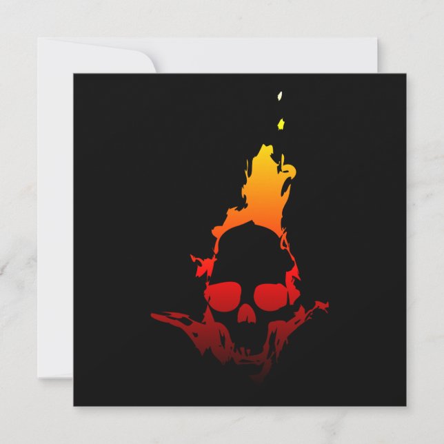 Flaming Skull (Framsida)