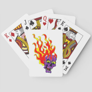 Flaming Skull Classic Spelkort