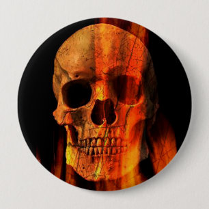 Flaming Skull Knapp