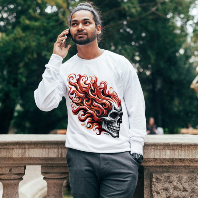 Flaming Skull T Shirt (Skapare uppladdad)
