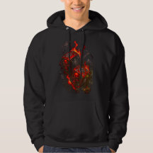 Flaming Skull Tärningar - Höga Insatser Rebell Gra