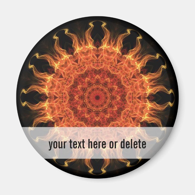 Flaming Sol Magnet (Framsidan)