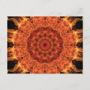 Flaming Sol Vykort