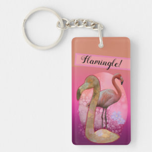 Flamingle Blommigt Flamingo