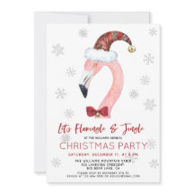 Flamingle & Jingle Santa Flamingo Jul Party