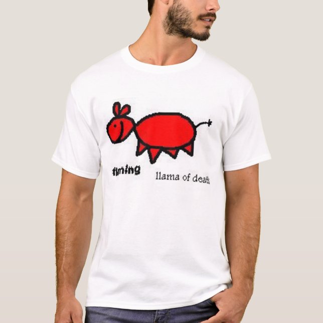 flamingllama t-shirt (Framsida)