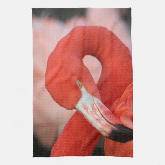 Flamingo 001 kökshandduk (Vertikal)